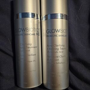 Glowbiotics Acne Clarifying Treatment Set Of 2 1 Fl Oz Each